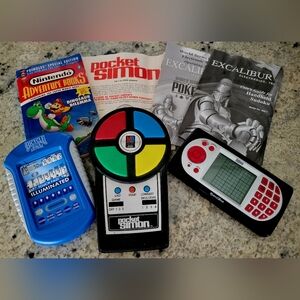 Lot of 3 Electronic Pocket Games - Pocket Simon-Solitare-Suduko